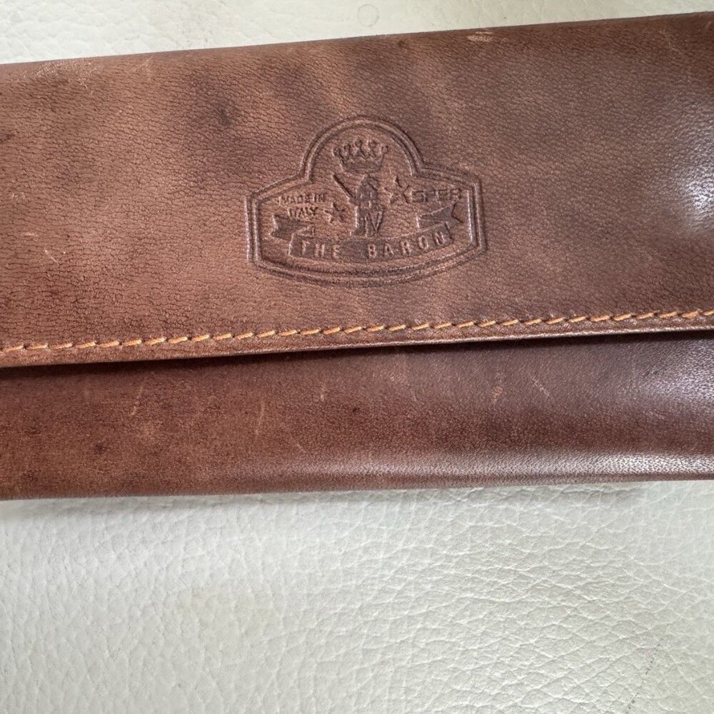 The Baron KEY CASE wallet VTG excellent condition made in Italy RARE